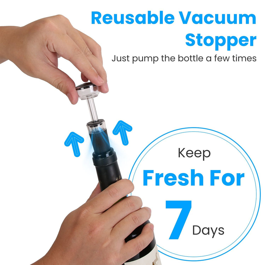 Four-Piece Rechargeable Electric Wine Opener Set