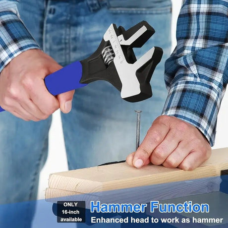 Four-Function Adjustable Spud Wrench Multi-Tool