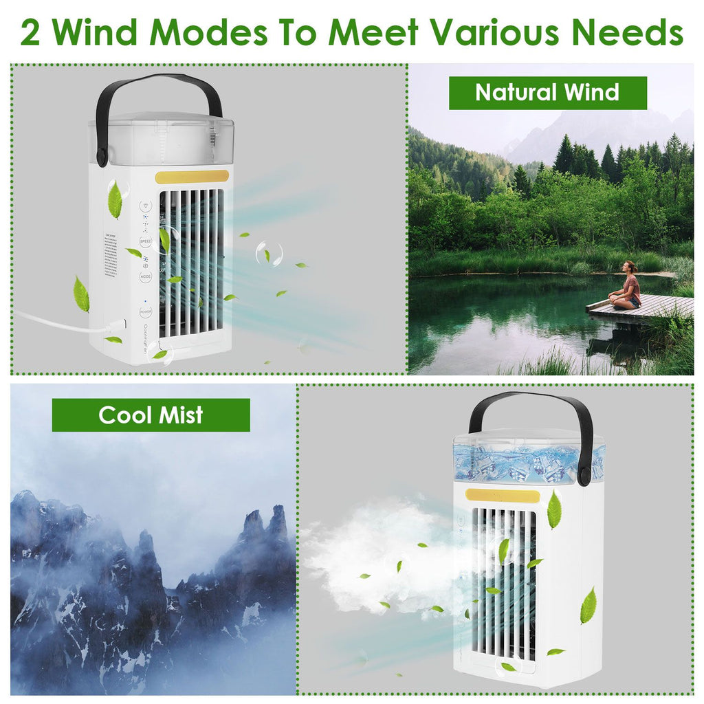 1 Portable Air Conditioner Fan – Evaporative Cooler for Home