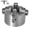 Four-Jaw Lathe Chuck with Reversible Jaws