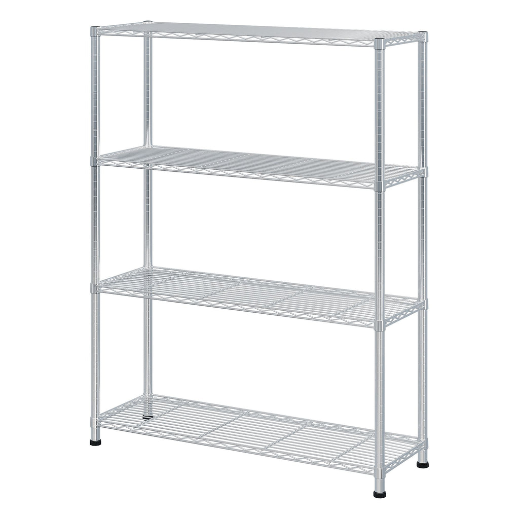 4-Tier Fully Adjustable practical Steel Shelf