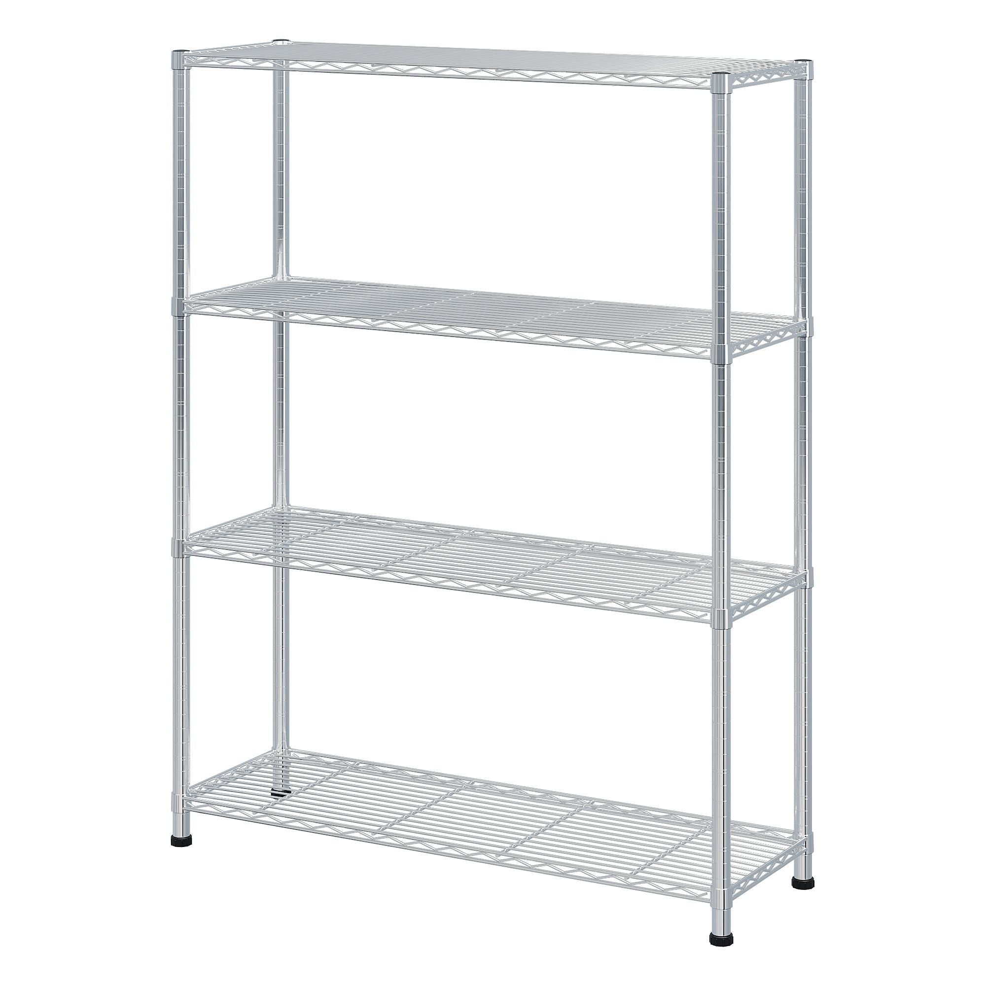 4-Tier Fully Adjustable practical Steel Shelf