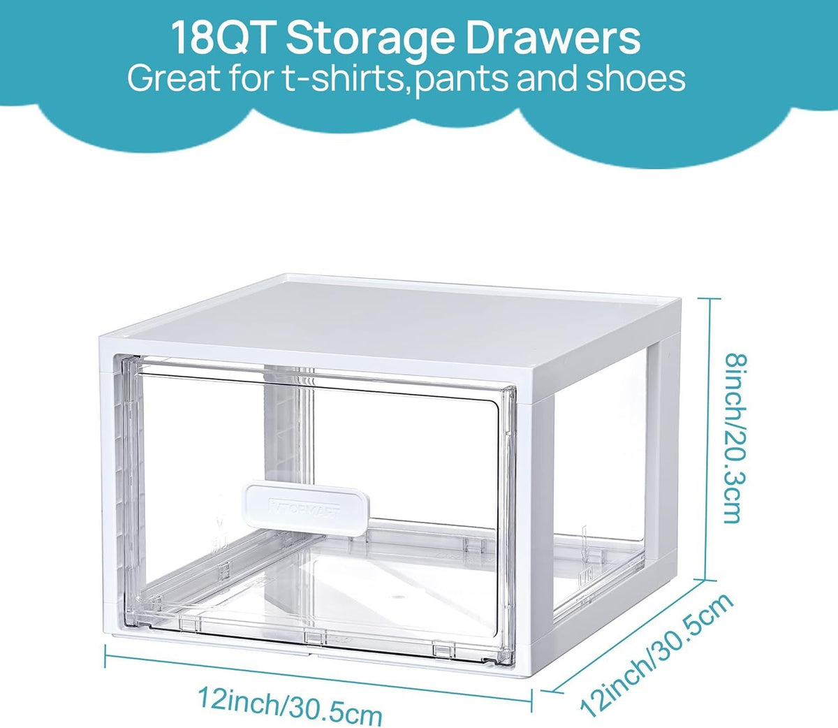 Stackable Storage Drawers That Corral Closet, Pantry, and Bathroom Clutter
