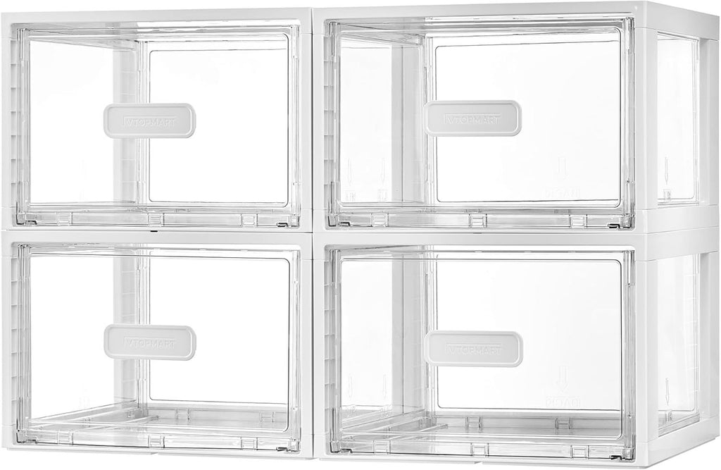 Stackable Storage Drawers That Corral Closet, Pantry, and Bathroom Clutter