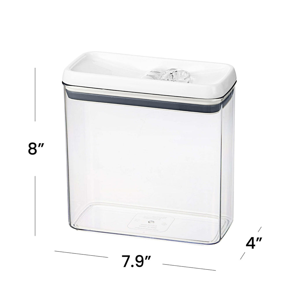(4 pack) Canister - 11.1 Cup Flip-Tite® Rectangular Food Storage Container, A Practical Choice for P