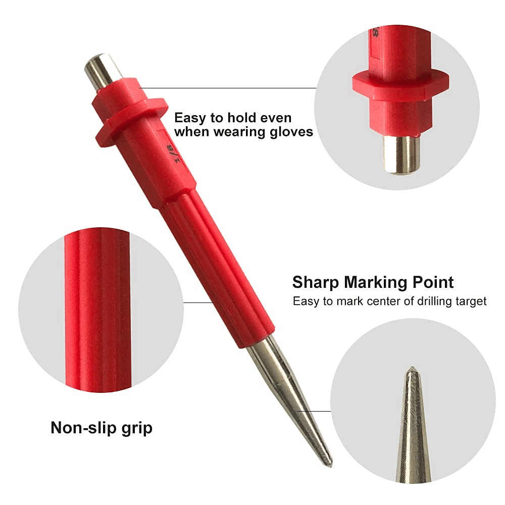 Nail Setter and Center Punch Hand Tool Set