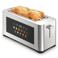 Four-Slot Toaster With Dual Controls and Defrost Settings