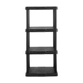 4-Tier Plastic Storage Shelf, 22"W x 14"D x 47"H
