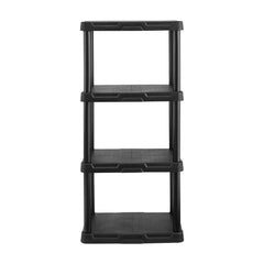 4-Tier Plastic Storage Shelf, 22"W x 14"D x 47"H