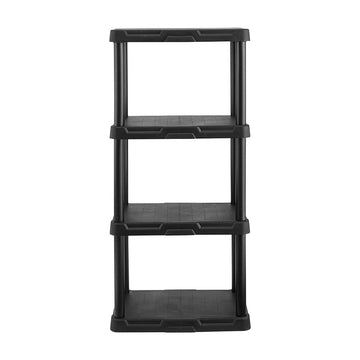4-Tier Plastic Storage Shelf, 22"W x 14"D x 47"H