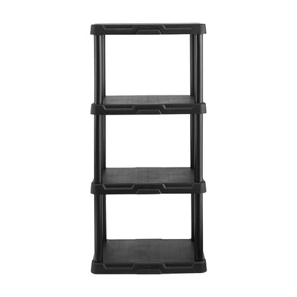 4-Tier Plastic Storage Shelf, 22"W x 14"D x 47"H