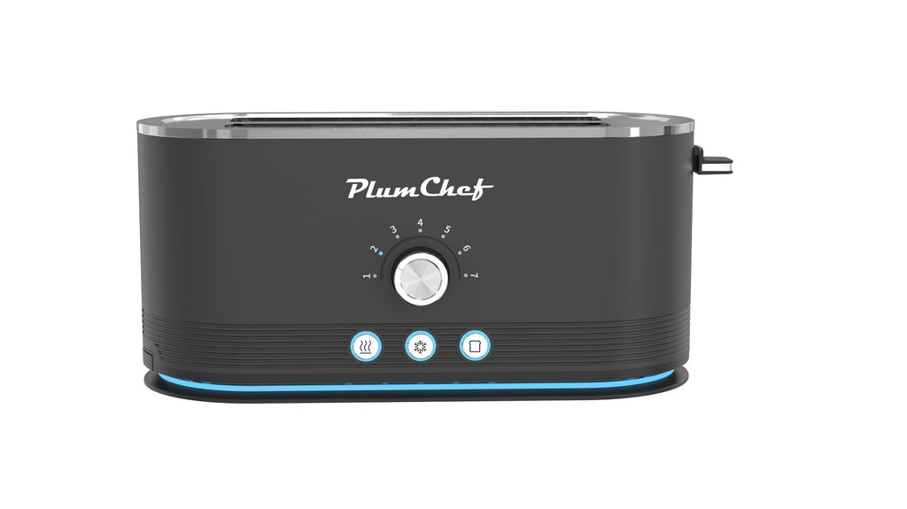 Premium Stainless Steel 4-Slice Toaster with 7 Browning Settings & Smart Modes