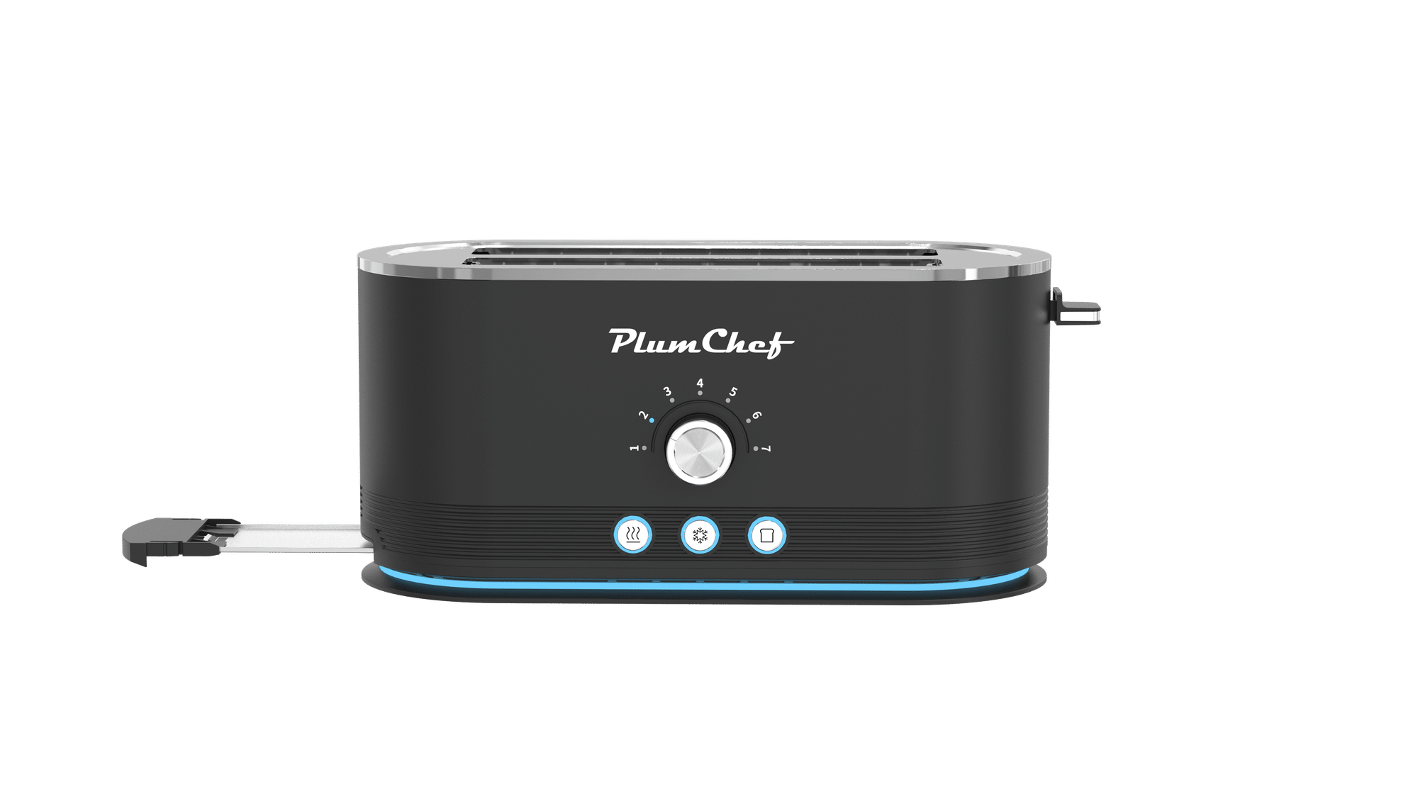 Premium Stainless Steel 4-Slice Toaster with 7 Browning Settings & Smart Modes