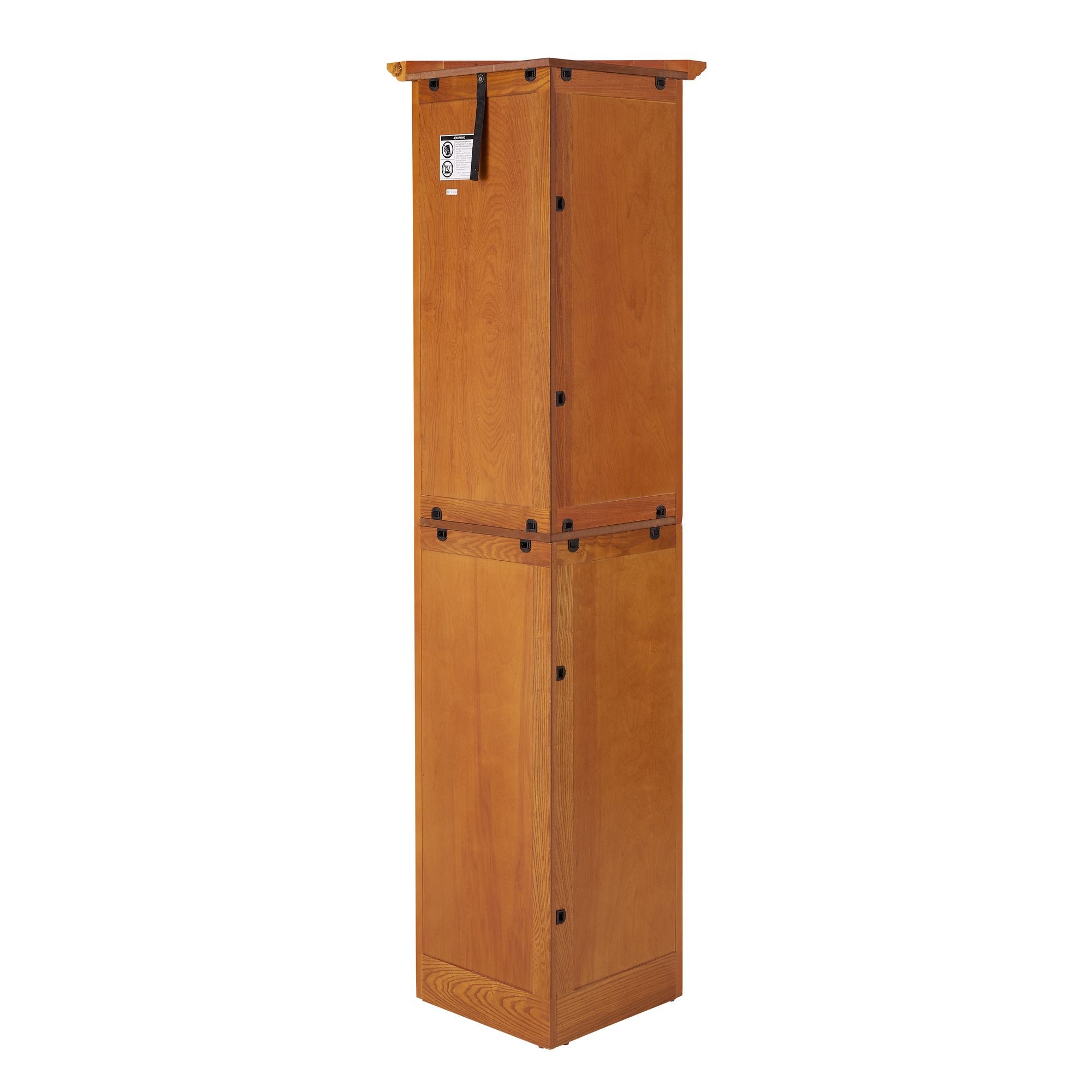 4-Tier 72" Corner Kitchen Pantry Storage Cabinet with 8 Doors Tall Storage Cabinet, Corner Cabinet a