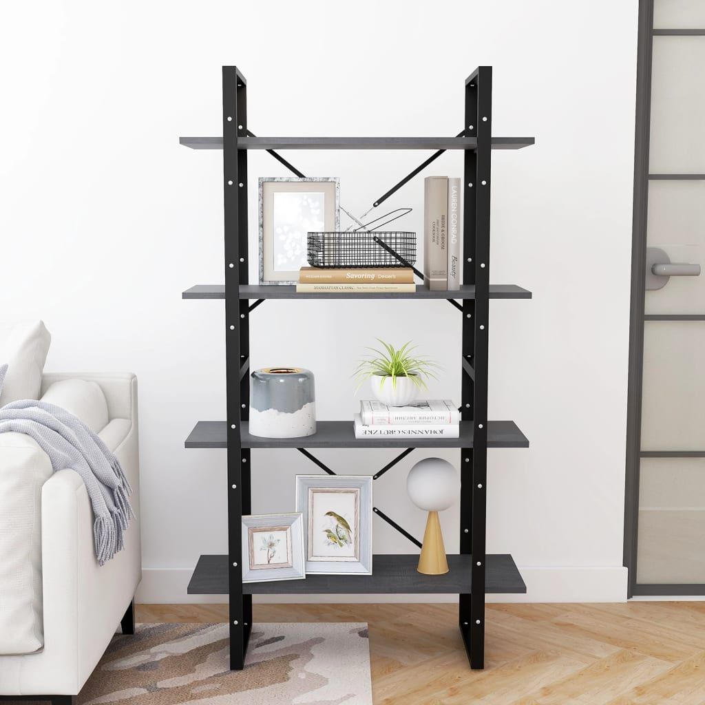 4-Tier Book Cabinet – Extra Storage for Home or Office