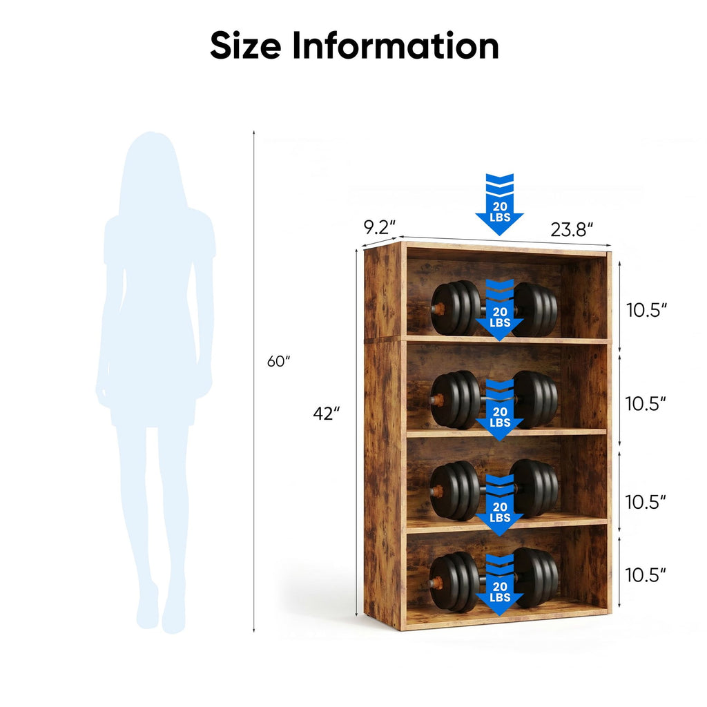 Flexible Open Bookcase for Everyday Display