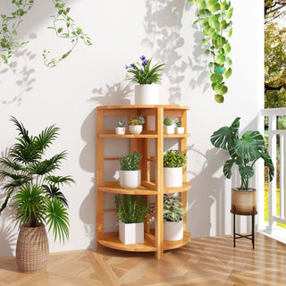 4-Tier Corner Shelf – Maximize Corner Space with Stylish Storage