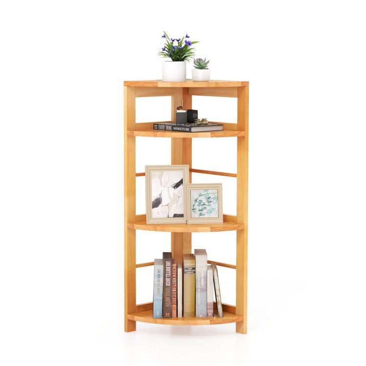 4-Tier Corner Shelf – Maximize Corner Space with Stylish Storage