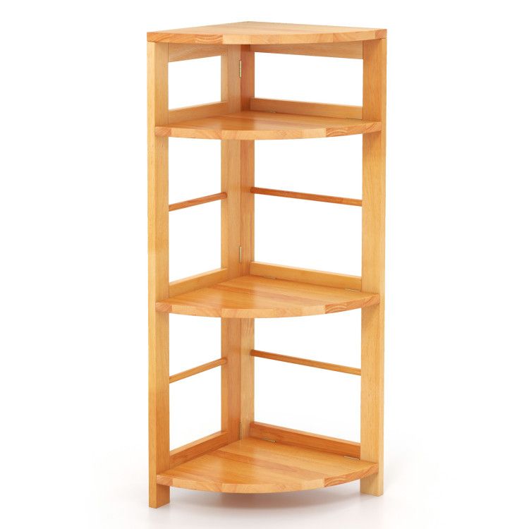 4-Tier Corner Shelf – Maximize Corner Space with Stylish Storage