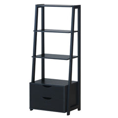 4-Tier Ladder Bookshelf with Drawers – Stylish Storage Solution