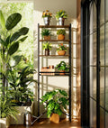 Four-Tier Over-the-Toilet Storage Rack with Open Net Basket for Bathroom