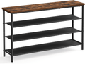4-Tier Shoe Organizer for Entryway and Closet, Industrial Style