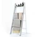 Four-Tier Leaning Ladder Shelf for Blankets and Towels