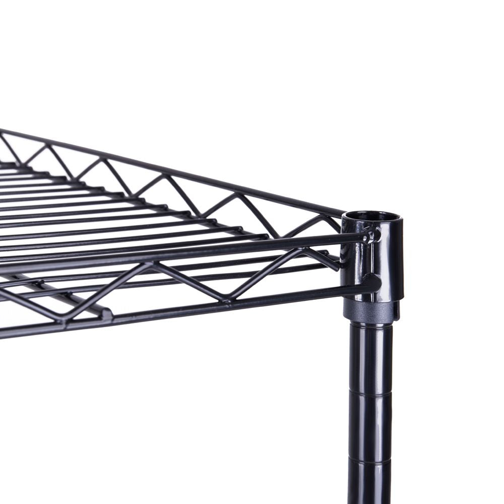 4-Tier Open Wire Shelving Unit – Easy Assembly, Versatile Use
