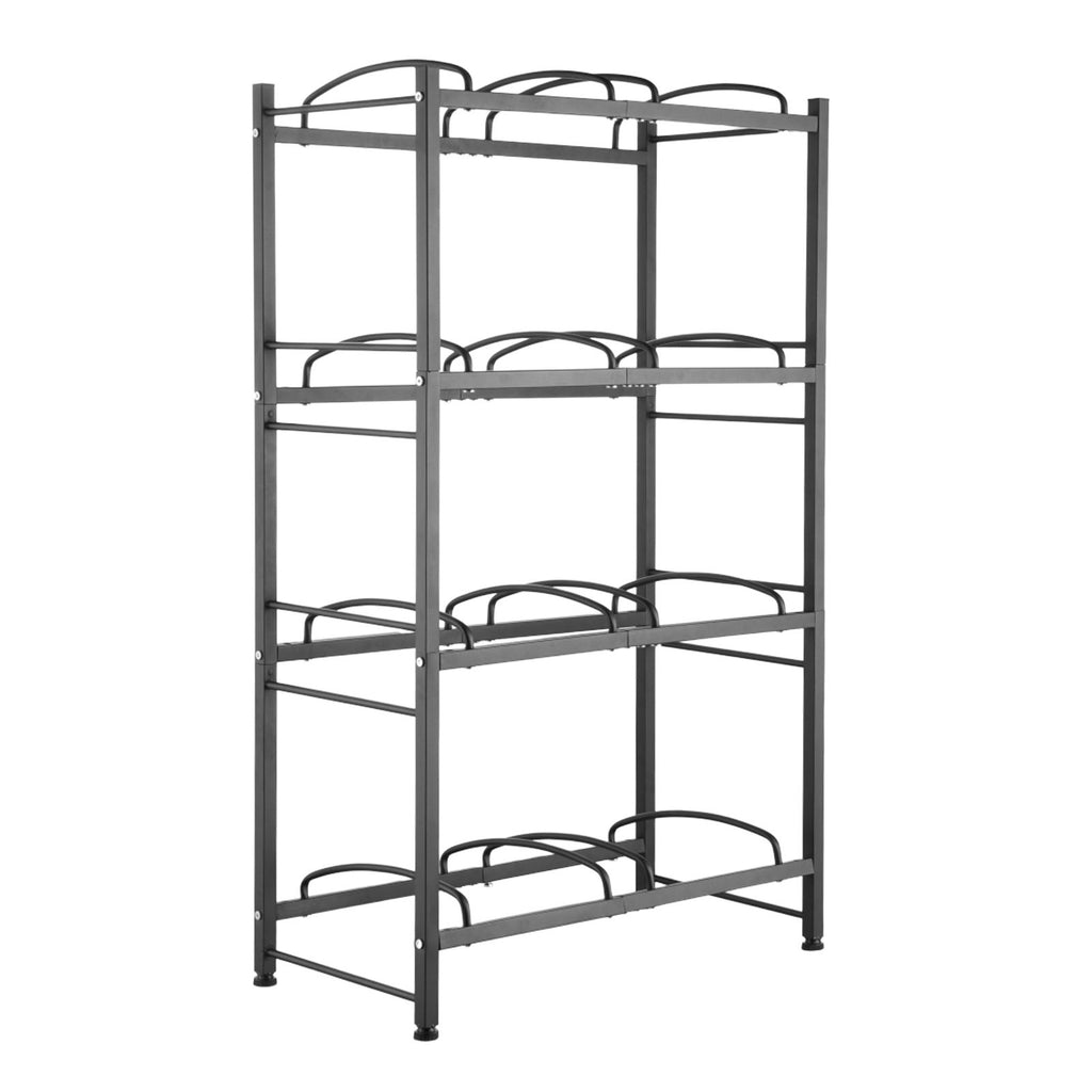 Four-Tier Double-Row Water Jug Organizer