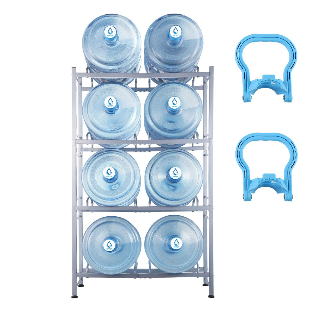 Four-Tier Double-Row Water Jug Organizer