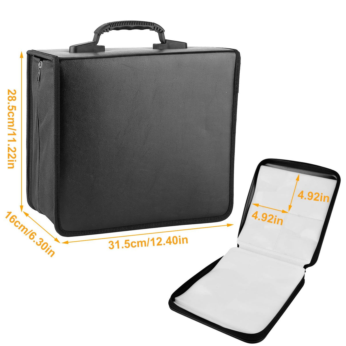Portable CD and DVD Storage Binder