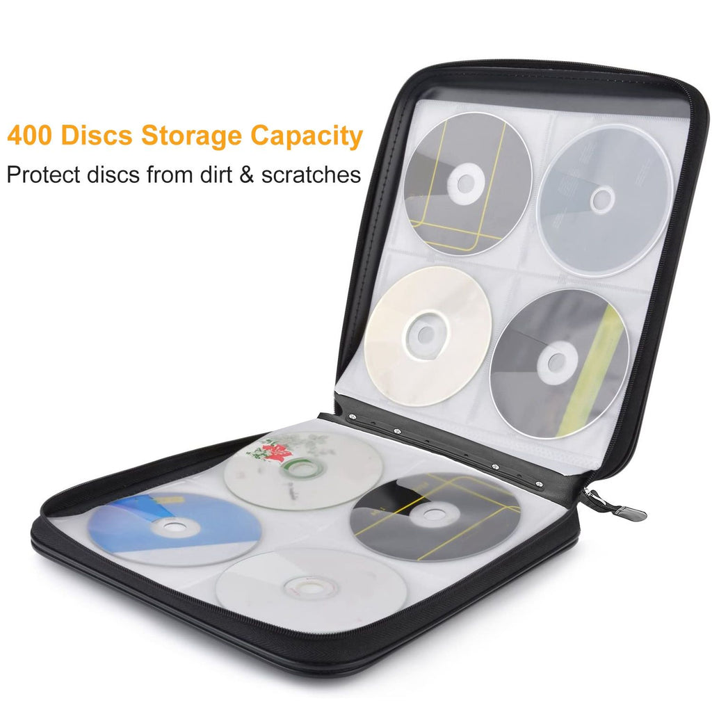 Portable CD and DVD Storage Binder