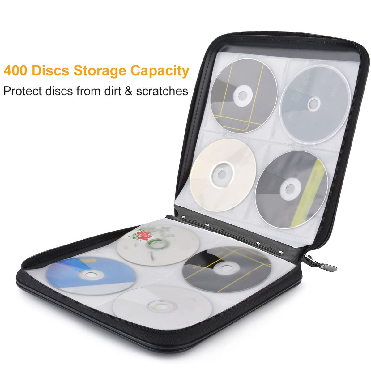 Portable CD and DVD Storage Binder