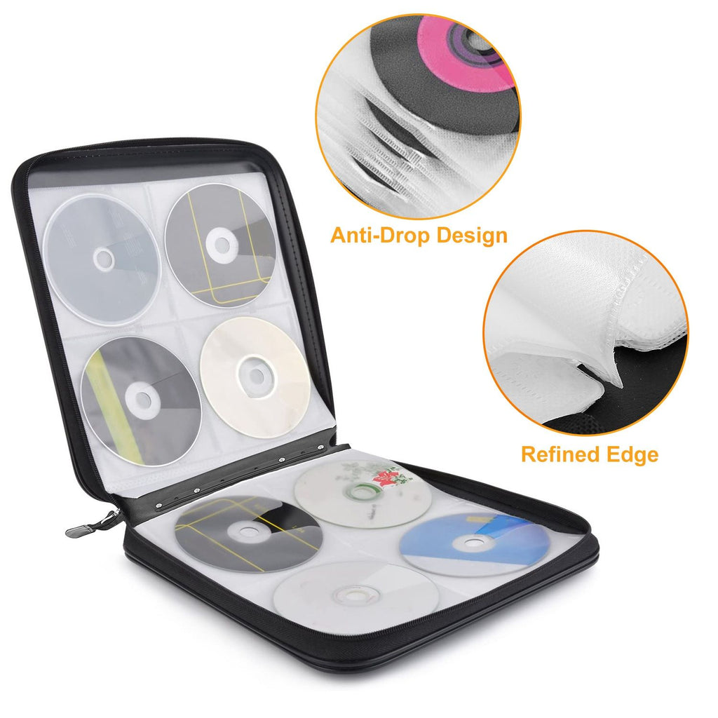 Portable CD and DVD Storage Binder