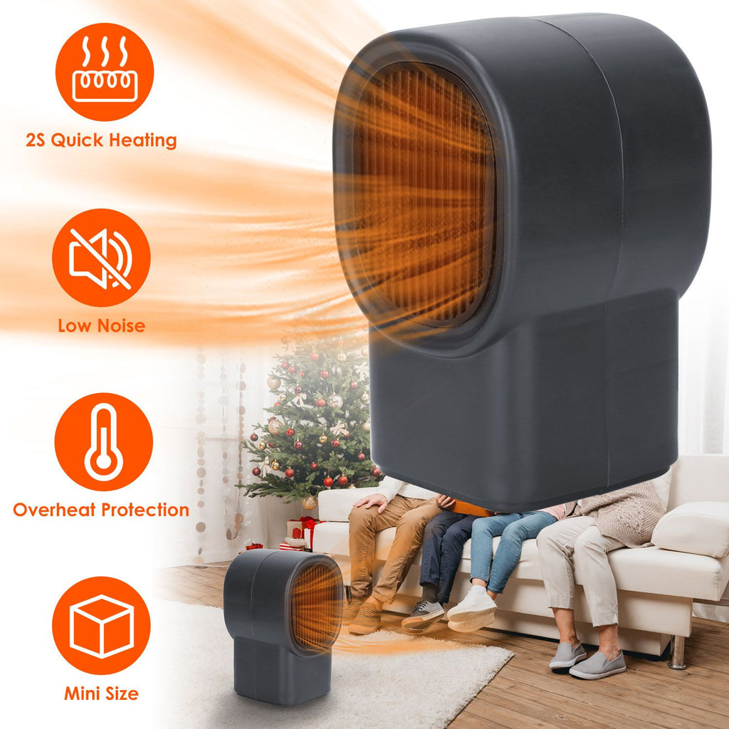 Compact Desktop Fan Heater for Home or Office