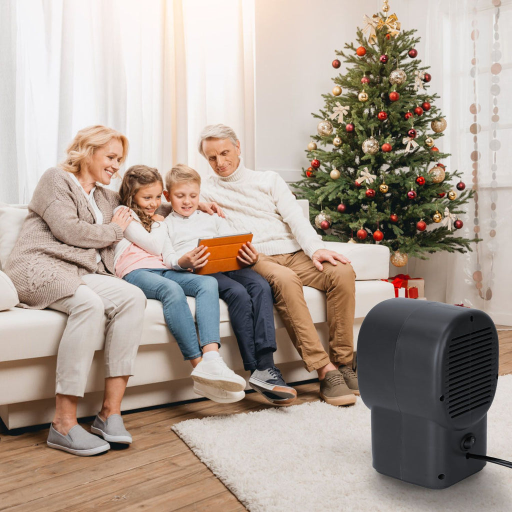 Compact Desktop Fan Heater for Home or Office