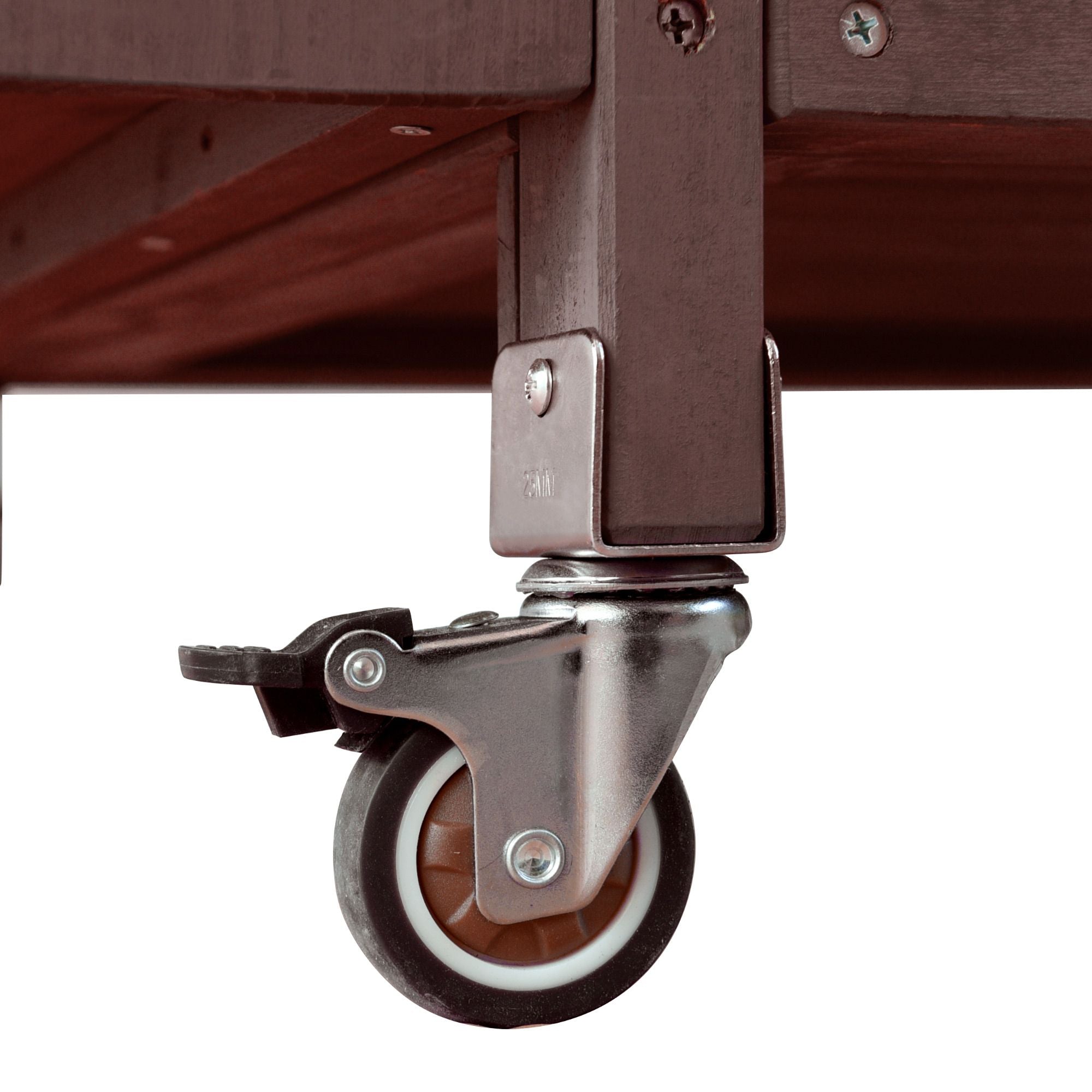 40.5- Outdoor Grill Cart with Stainless Steel Top and Drop Leaf
