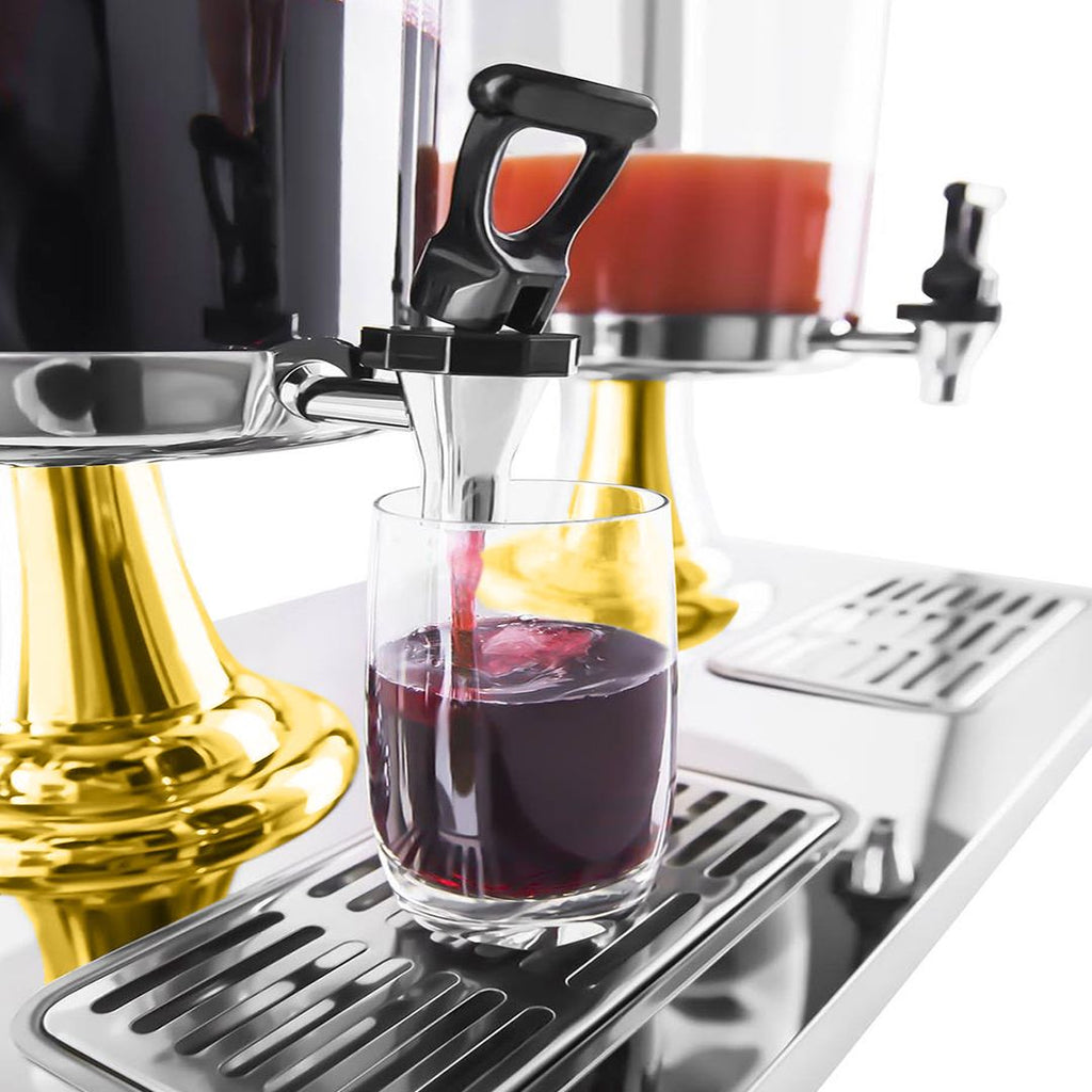 Modern Dual Beverage Dispenser for Hosted Drink Service