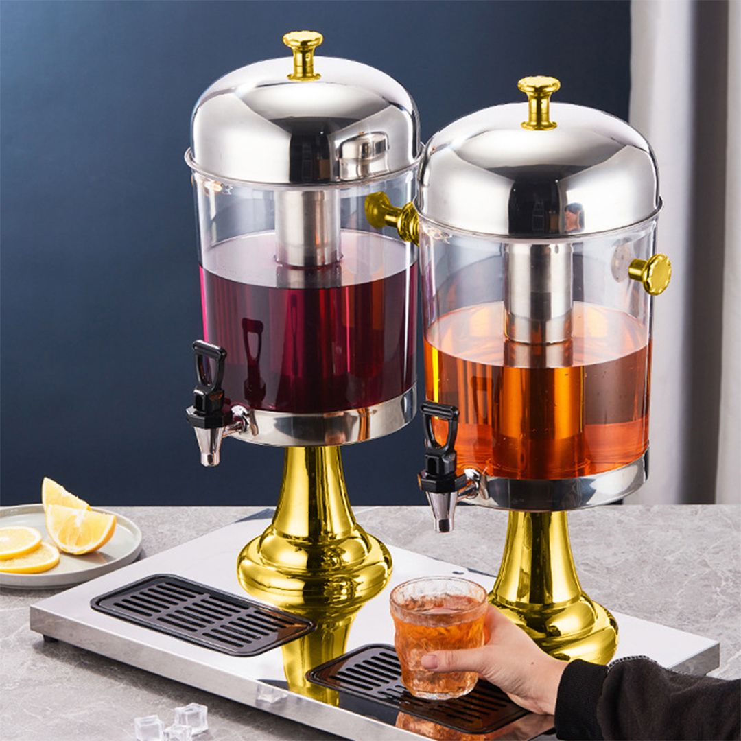 Modern Dual Beverage Dispenser for Hosted Drink Service