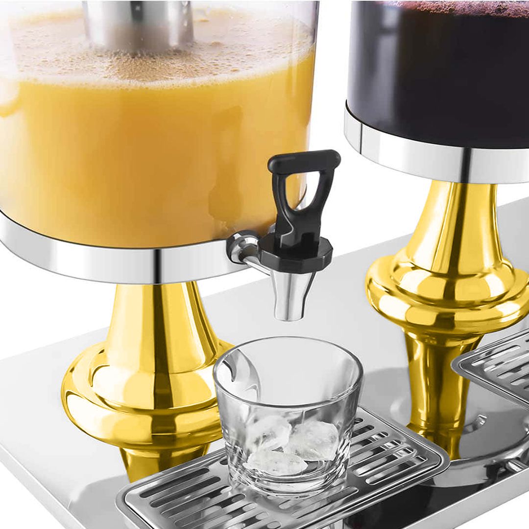 Modern Dual Beverage Dispenser for Hosted Drink Service