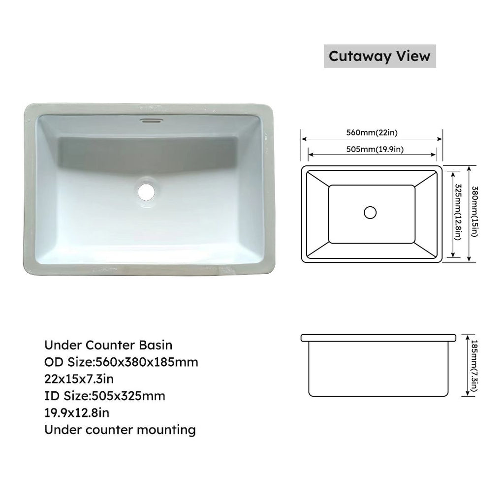 Carrara White Vanity Top with Center Sink and Backsplash
