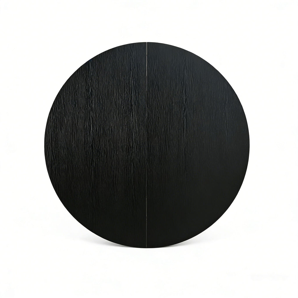 Modern Farmhouse Extendable Round-to-Oval Dining Table