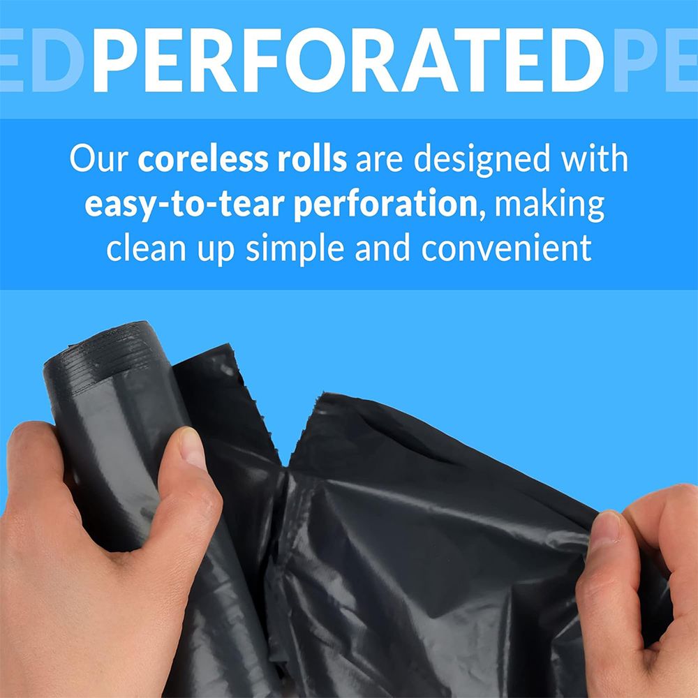 45-Pack 30-Gallon Puncture & Tear Resistant Trash Bags – Leak-Proof, Lemon Scented