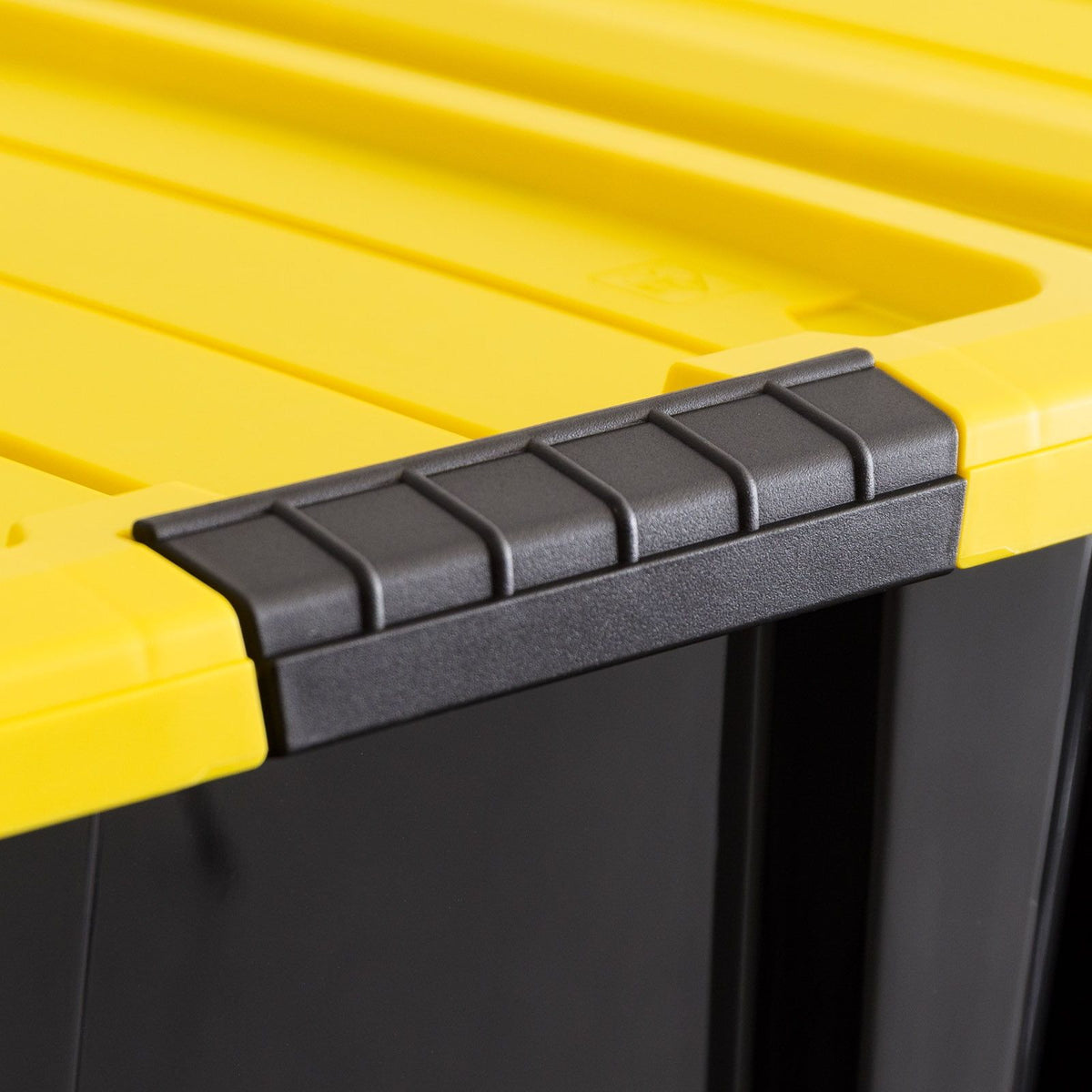 Stackable Storage Bins with Latching Lids, 4-Pack