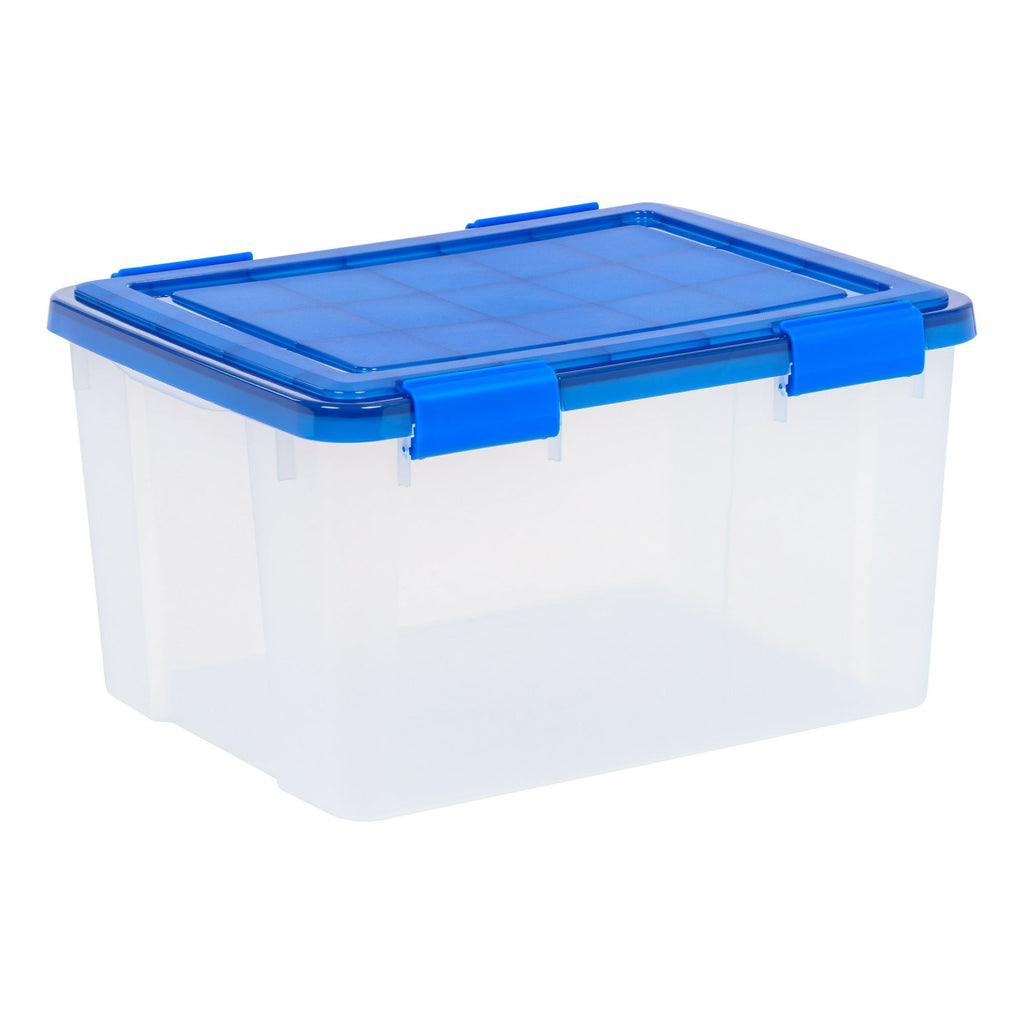 Clear Airtight Storage Bins with Secure Lids – Stackable & Easy to Carry