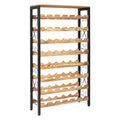 Freestanding Tiered Wine Rack With Display Top