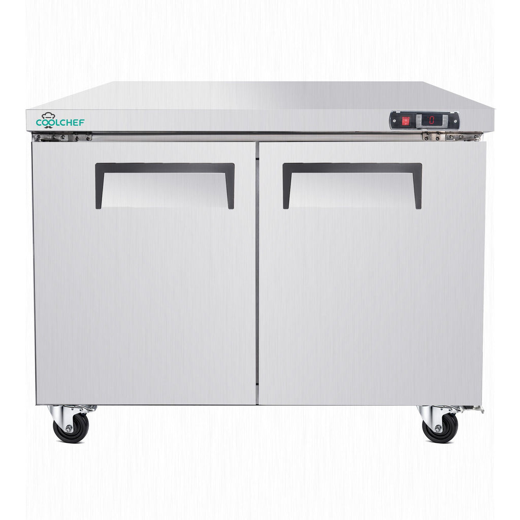 Commercial Undercounter Refrigerator with 12.2 Cu. Capacity and Stainless Steel Build