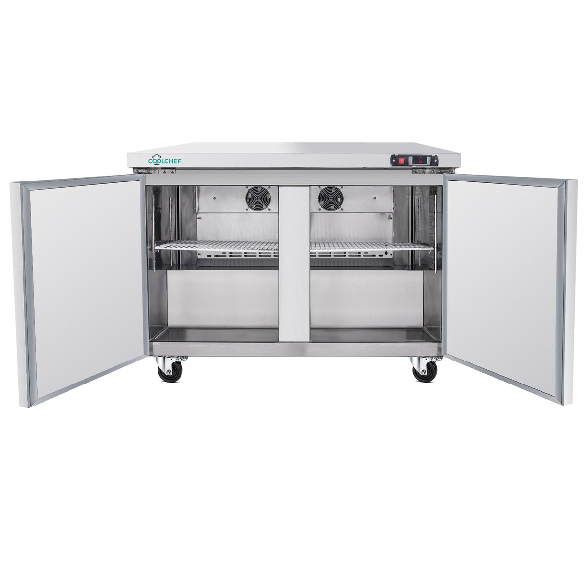 Commercial Undercounter Refrigerator with 12.2 Cu. Capacity and Stainless Steel Build