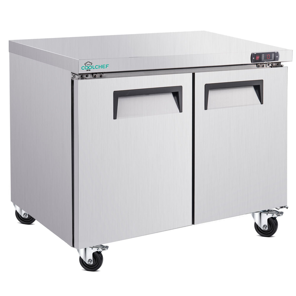 Commercial Undercounter Refrigerator with 12.2 Cu. Capacity and Stainless Steel Build