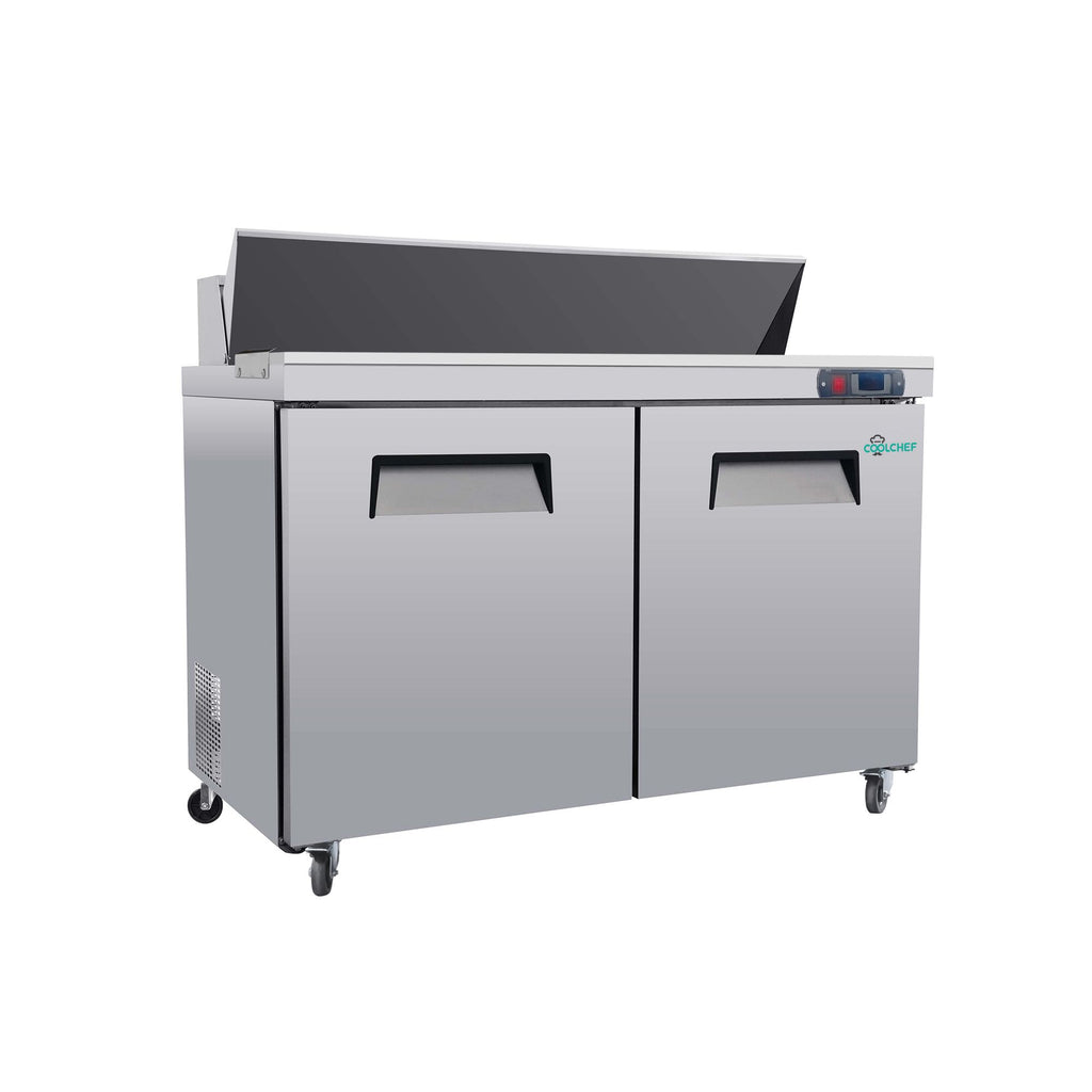 48" Coolchef Mega Top Refrigerated Sandwich Prep Table – NSF/ETL/DOE